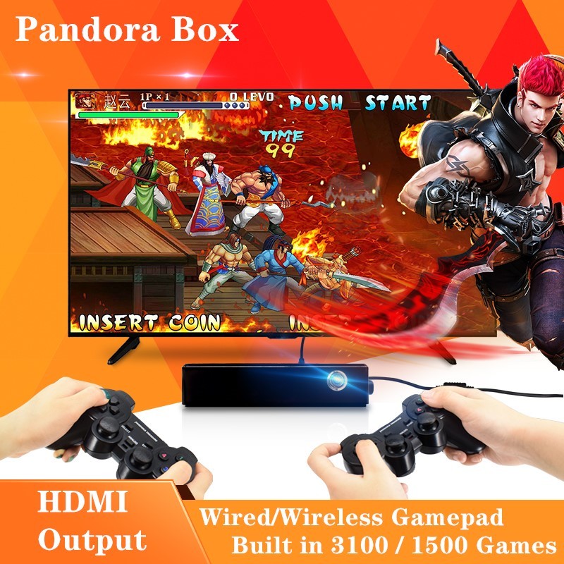 pandora box 3d mini arcade console