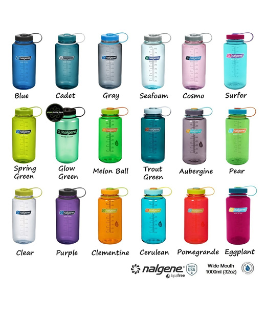 Nalgene Wide mouth Sustain bottle, cosmo 1000 ml (32oz.)