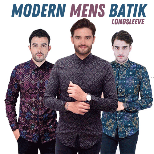 Modern Mens Long Batik Shirt - Slim Fit n Stretchable - Premium Quality