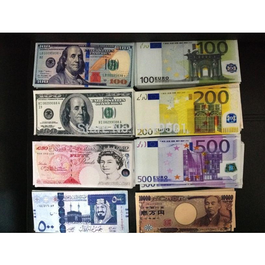 Qoo10 Creative Money Door Stopper Euro Japanese Yen Pounds Us Dollar Canvas Bag Wallet