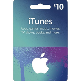 iTunes Gift Card $10 USD for US iTunes account