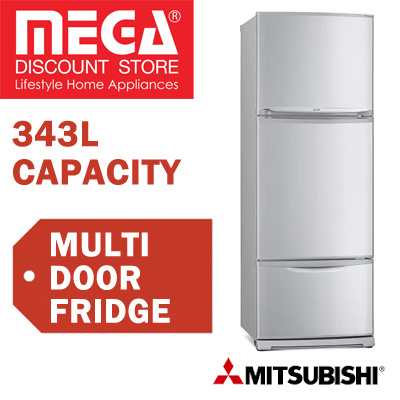 mitsubishi red fridge