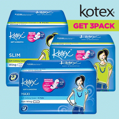 Kotex Value Package Maxi/Slim Wing/Non Wing