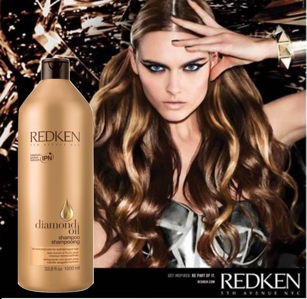 Qoo10 Redken Diamond Oil Shampoo 1000ml For Damaged Hair Hair Care