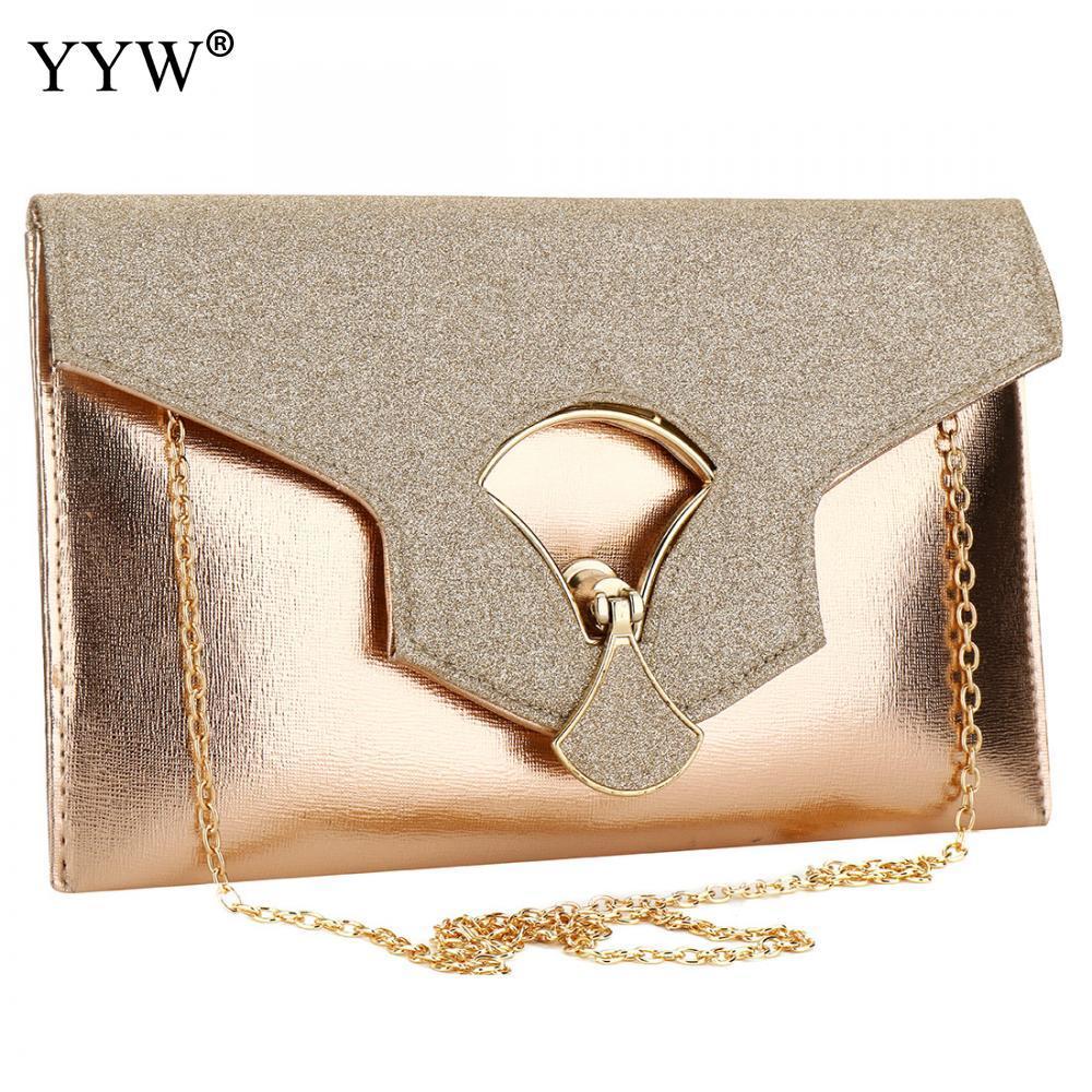 gold evening bags cheap