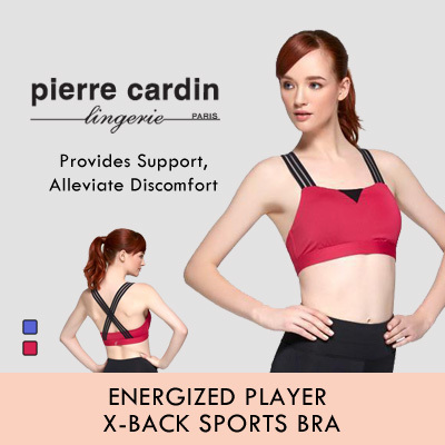 pierre cardin sports bra