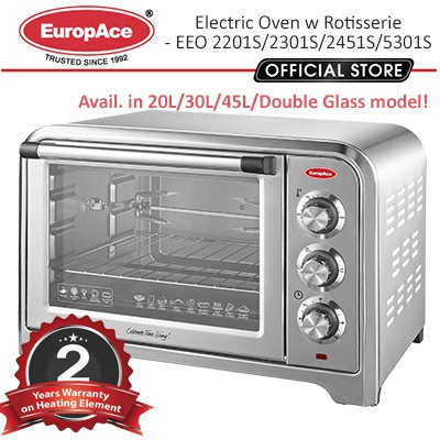 Stainless Steel Electric Microwave Oven europace stainless steel electric oven w rotisserie eeo 2201s 2301t 2451s 5301t