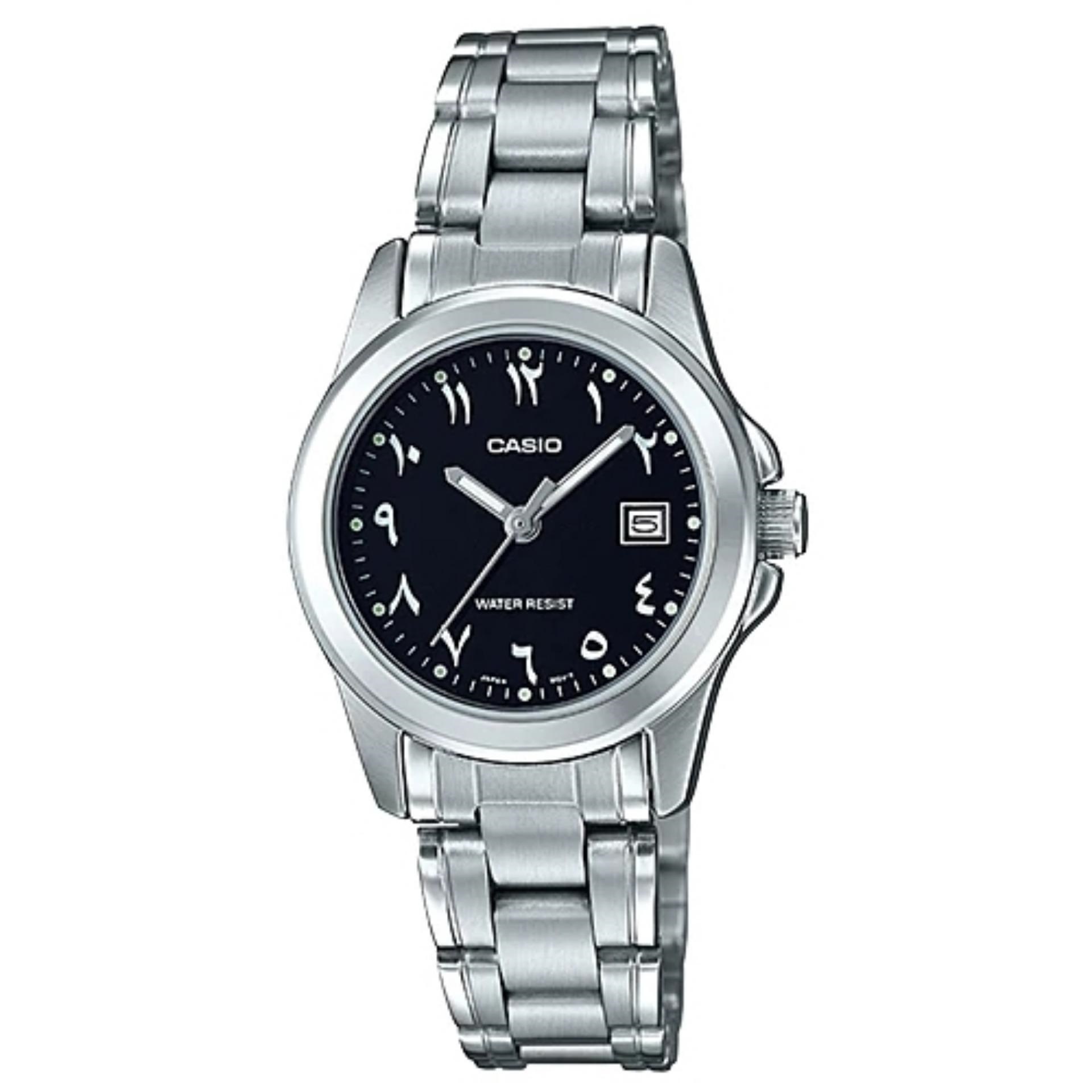 casio small black watch