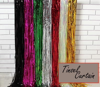  Qoo10  Tinsel Backdrop Furniture Deco