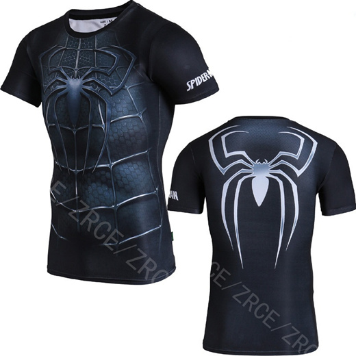 spiderman gym shirt