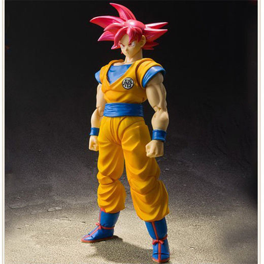 Boneco Dragon Ball Super Son Goku Super Saiyajin God Clearise