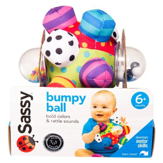 sassy developmental bumpy ball