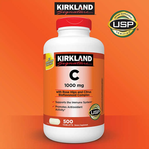 Qoo10 Lowest Price Usa Kirkland Vitamin C 1000 Mg 500 Tablets Nutritious Items