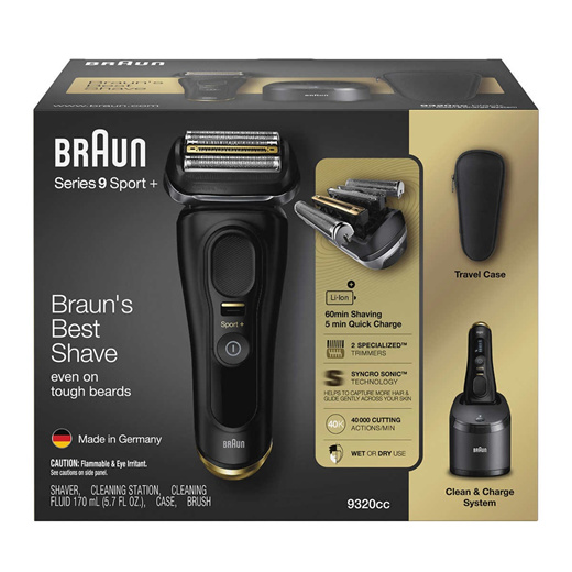 BRAUN SHAVER Helps to capture more hair: this shaver uses Braun's