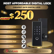 [ Clearance Sales ] Cheapest HDB Gate Digital Lock ( 4 in 1 )