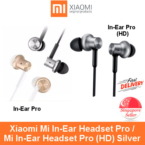 Qoo10 Xiaomi Mi In Ear Headphones Pro Hd Silver Mi In Ear Headset Pro Mobile Accessori
