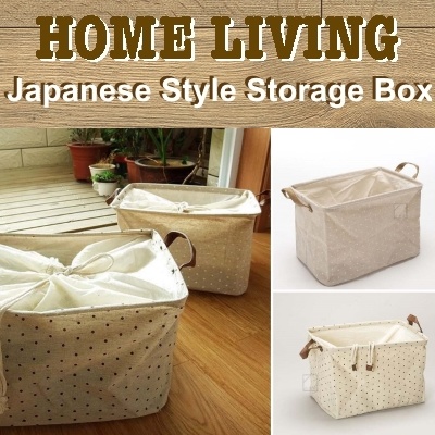 Qoo10 Japanese Style Storage Box Foldable Storage Bag