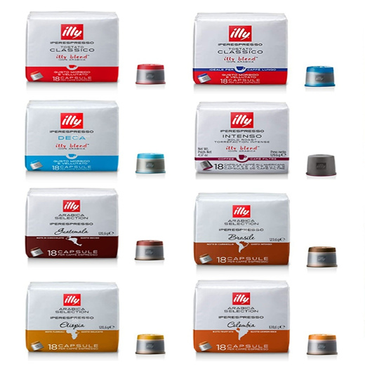 illy iperespresso 108 Coffee Capsules Arabica Selection