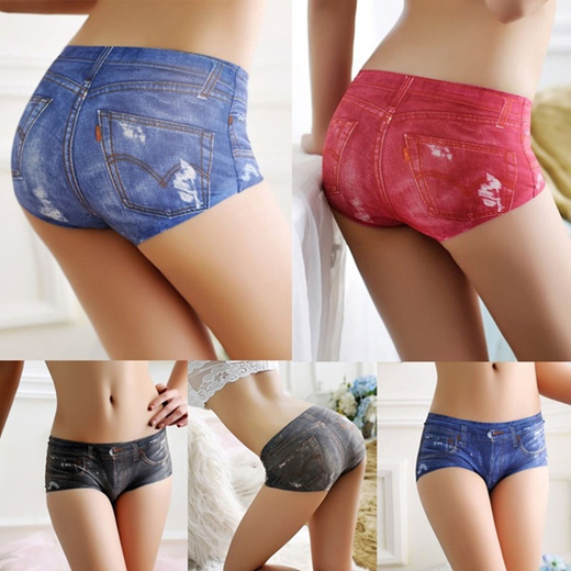 jean shorts underwear