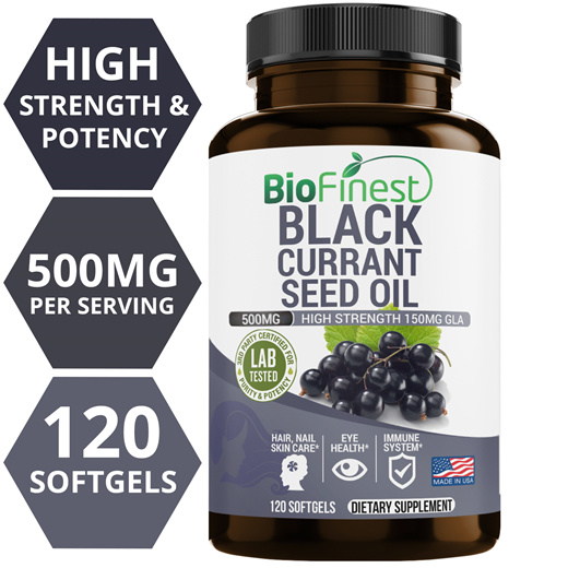 BioFinest Official Store」- Black Currant Seed Oil Supplement - For Hormonal  Balance and Immune System (120 Softgels Capsules)