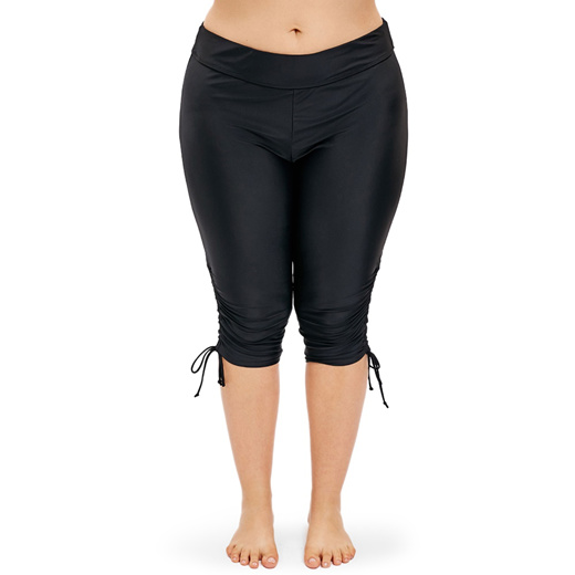 plus size long swim pants