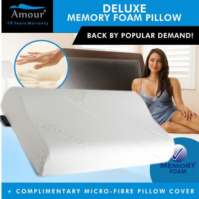 deluxe memory foam pillow