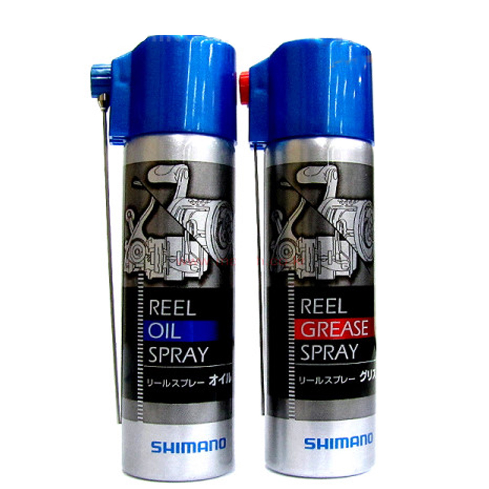 Shimano SP-003H Reel Oil Grease Spray Set Fishing  - Qoo10