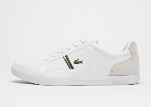 lacoste europa sneakers in white