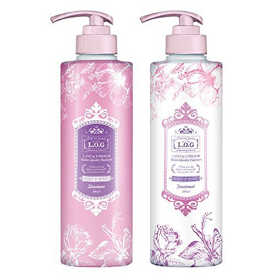 Log By U Realm Uno Ayako Aaa Salon Quality Hair Care Shampoo Treatment Set 500 Ml Each