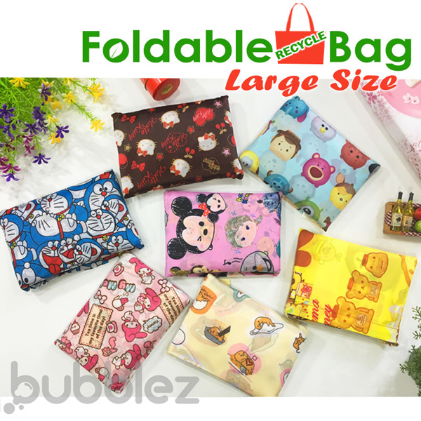 MANY NEWEST DESIGN FOLDABLE RECYCLE BAG Deals for only S$6 instead of S$6