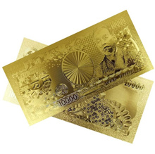 Japan direct delivery ONE HORSE (one horse) OneHorse pure gold 24k gold 10,000 yen note 777777 money fortune up feng shui good luck gold leaf good luck savings amulet Zoro tree replica gambling luck g