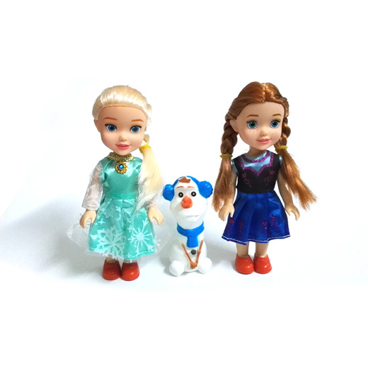Qoo10 - NEW Mini Princess Elsa Anna Olaf Baby Dolls Kids Cartoon Toys For  Chil... : Toys