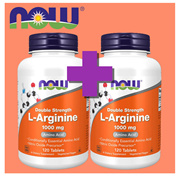 (2 bottles plan) Now Arginine L-Arginine 1000mg 120 tablets L-Arginine Arginine
