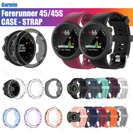 Soft Silicone Smart Watch Band For Garmin Forerunner 35/30/45S/45/Swim 2  Sport Wrist Strap For Forerunner 45 S Replacement Bracelet Accessories with  Tool