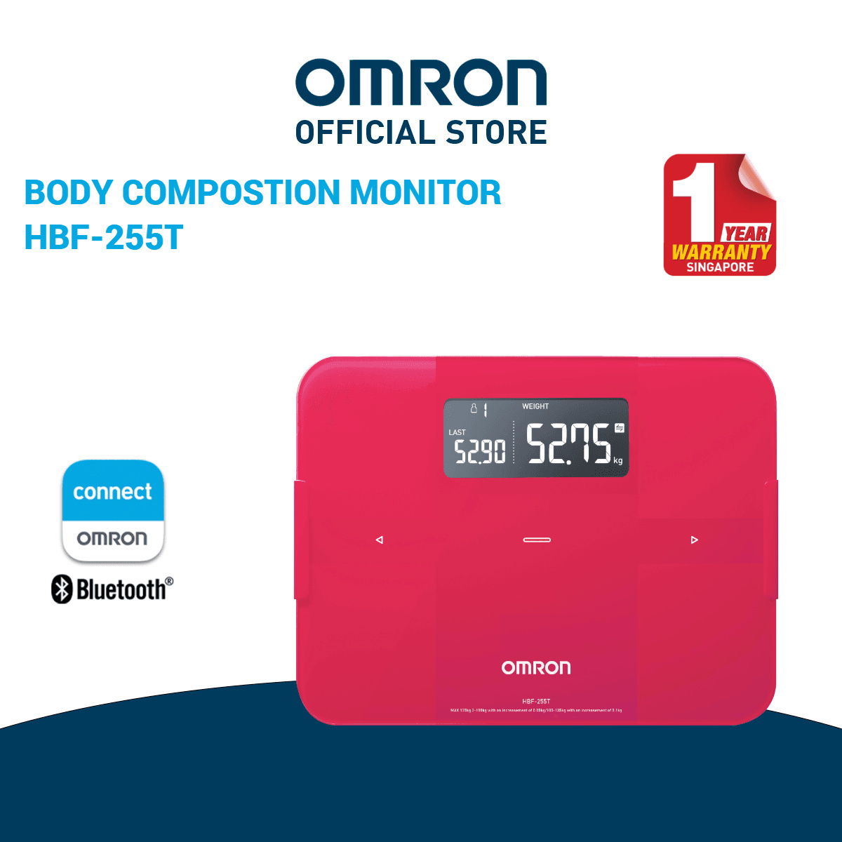 Qoo10 - Omron Body Composition Monitor HBF-255T [1 Year Warranty 