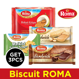 Get 3 Pcs _ Roma Coconut biscuit 300 gr | Many Variant | Famous from Indonesia