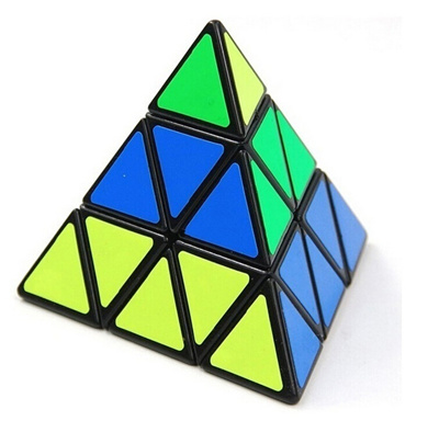 YuXin ZhiSheng Pyramid 3x3x3 Magic Speed Cube Puzzle Twist Toy for Kids