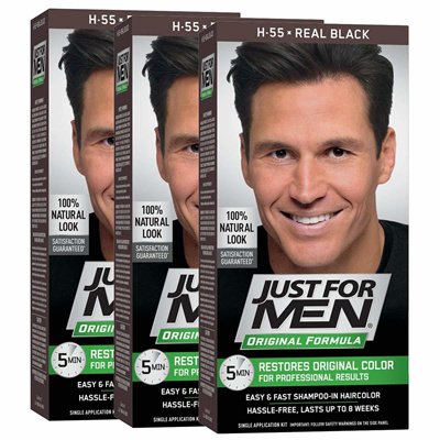 Just For Menjust For Men Just For Men Original Formula Mens Hair Color Dark Brown Pack Of 3