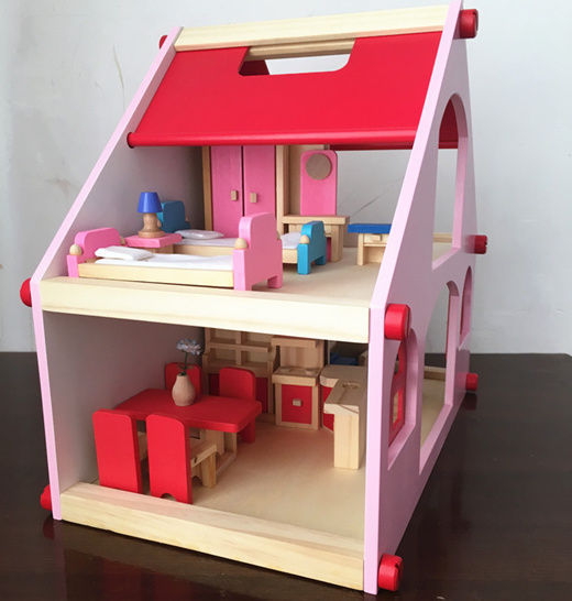 mini wooden playhouse