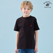 Beverly Hills Polo Club Logo Embroidered Short Sleeve T-Shirt_Black