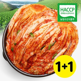 [1+1행사찬스] 국산 프리미엄  포기김치 4Kg(2Kg+2Kg) /맛없다면 무료반품/ 2Kg*2개