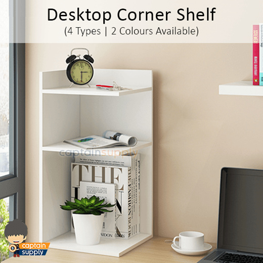 corner desk shelf organizer