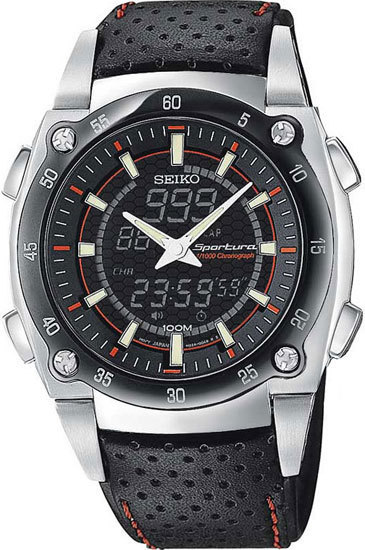 Seiko sportura deals analog digital