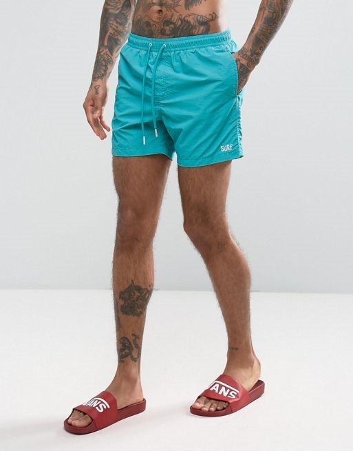 bershka swim shorts