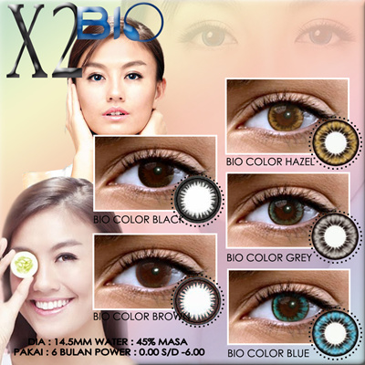 Qoo10 - SOFTLENS X2 BIO Colour dia : 14.20 mm water :42% 